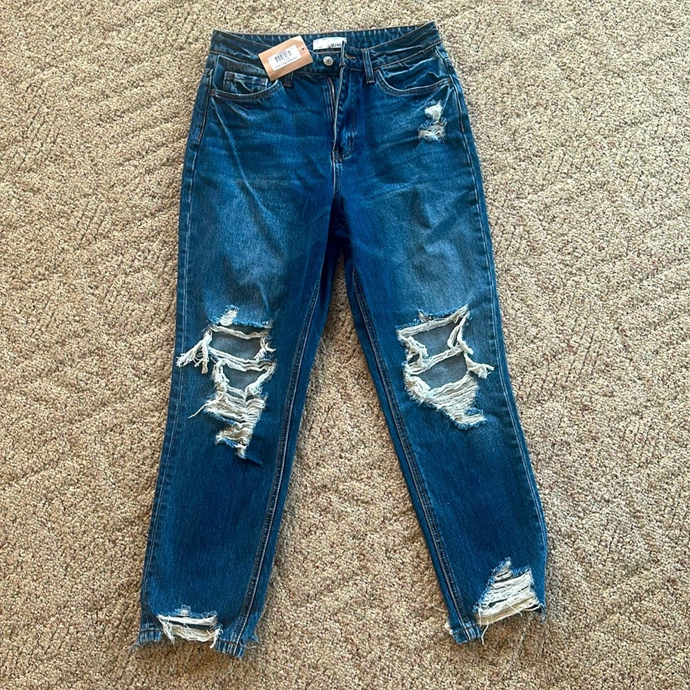 NWT Vervet Myra Mom Jeans 27